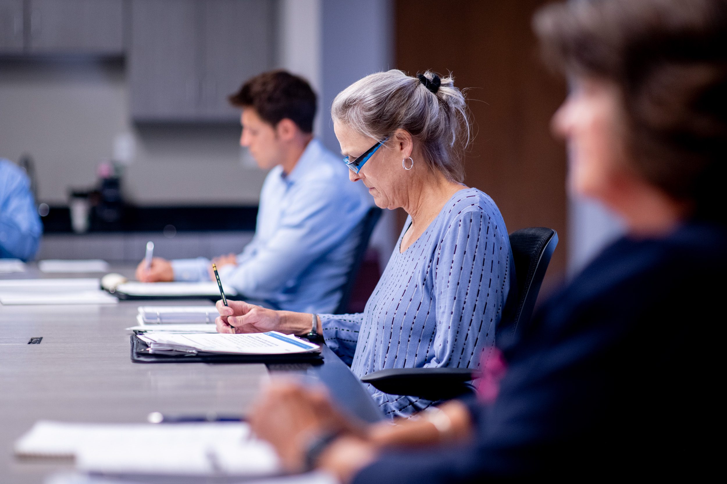 VAcorp team working in office